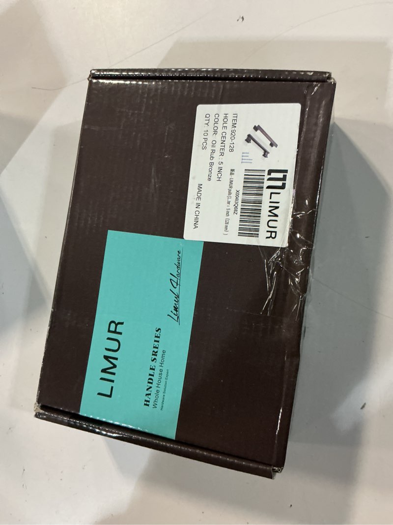 Condition photo showing New/Like New for limur 10 pack 5 inch hole center?128 mm? cabinet pulls oil rubbed bronze cabinet handles drawer pulls drawer handles wardrobe handle dresser pulls kitchen hardware for cupboard cabinet handles hole center ?5 inch?128 mm? oil rubbed bronze 10