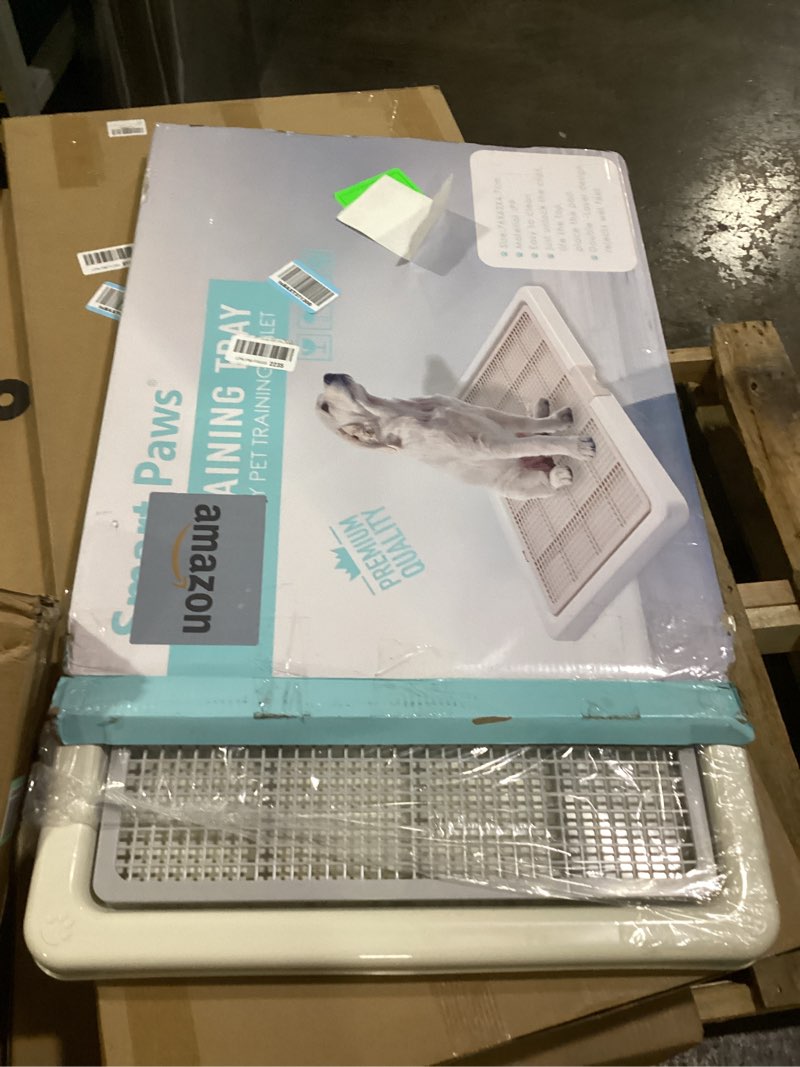 Condition photo showing Good Condition for smart paws 3 sizes small puppy dog toilet,poodles training tray,yorkie pet pads holder 21.65x17.71 inch (pack of 1)