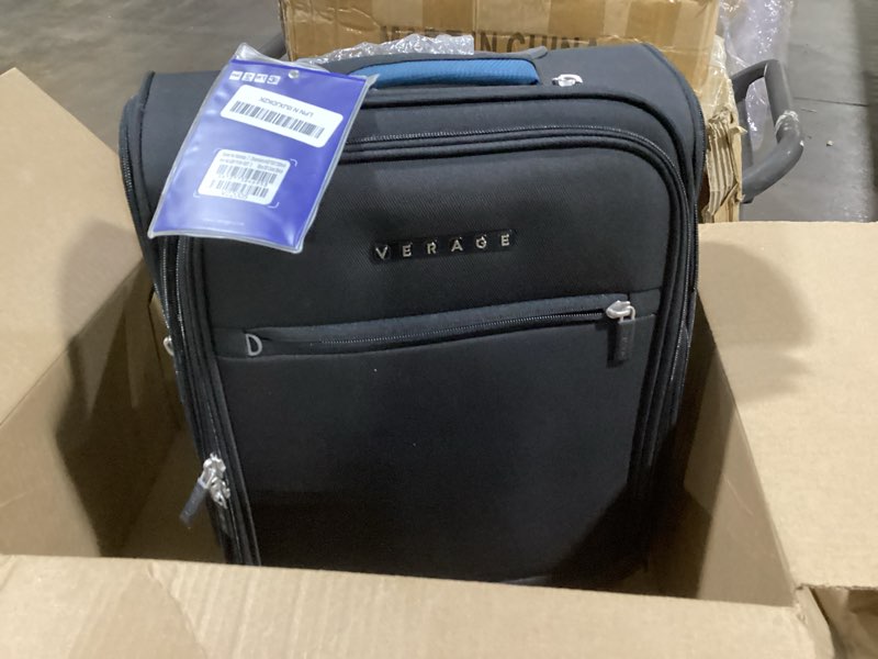 Condition photo showing New/Like New for Verage Carry On Underseat Luggage with 2 Wheels & USB Port, 16 Inch Wheeled Spinner Bag Carry-on Luggages for Airlines, Lightweight Suitcase Men Women, Pilots and Crew(16-Inch Rolling Underseat Pro)