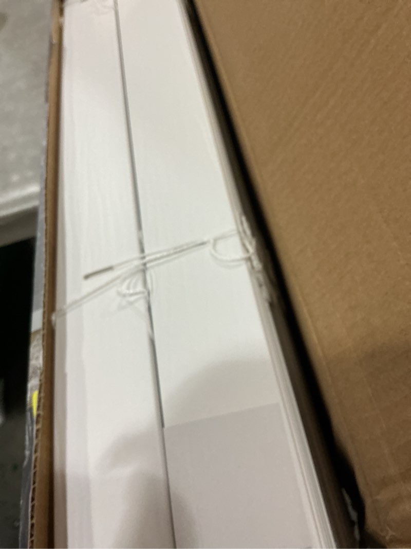 Condition photo showing New/Like New for better homes & gardens 2" cordless faux wood horizontal blinds, white, 59x64