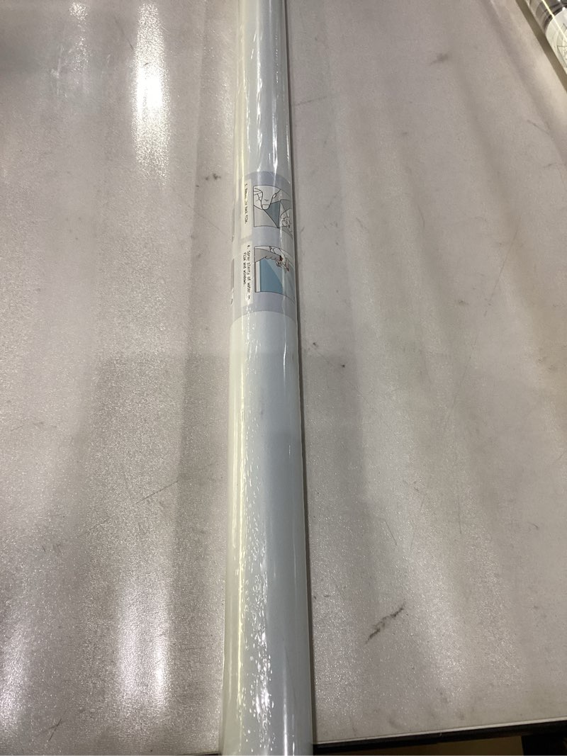Condition photo showing New/Like New for Blackout Window Film Sun Blocking Window Privacy Cover for Glass Removable Opaque Room Darkening Dark Black Out Window Cover Tint (Full Blackout Opaque - No Pattern, 17.7'' x 78.7'') Full Blackout Opaque - No Pattern 17.7'' x 78.7'' (with tools)