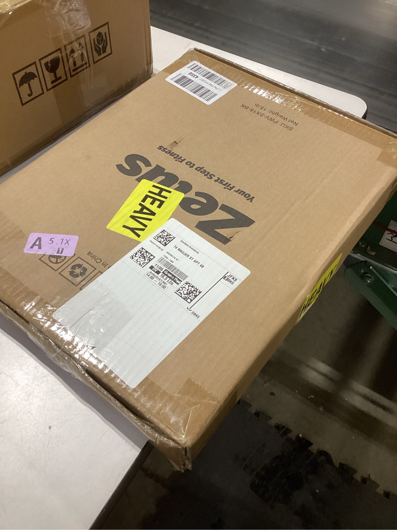 Condition photo showing New/Like New for ZELUS Weighted Vest Washable, Z-Fit Soft Iron Weighted Vest for Women and Men, 5/10/15 lb Weight Vest with Reflective Stripes & Adjustable Straps, Ultra Thin Weight Vest for Home Gym Strength Training Weight Loss Workout Black 15 LB