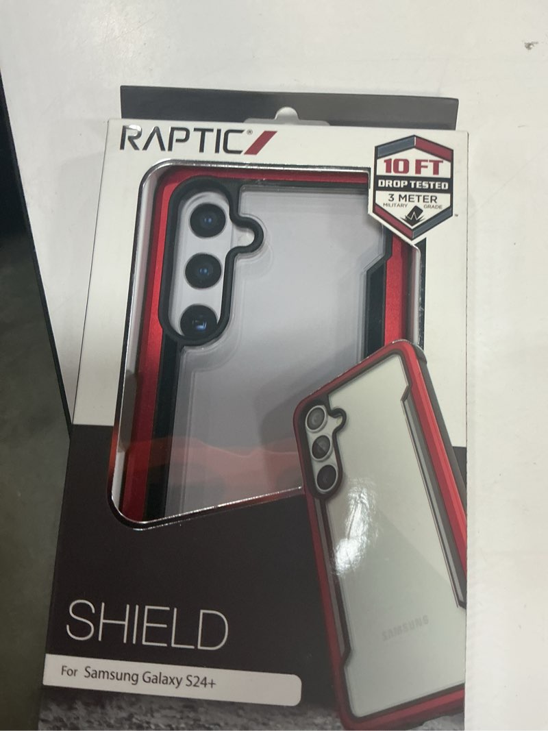 Condition photo showing New/Like New for raptic shield case compatible with samsung galaxy s24+ plus–shockproof military grade protection, du