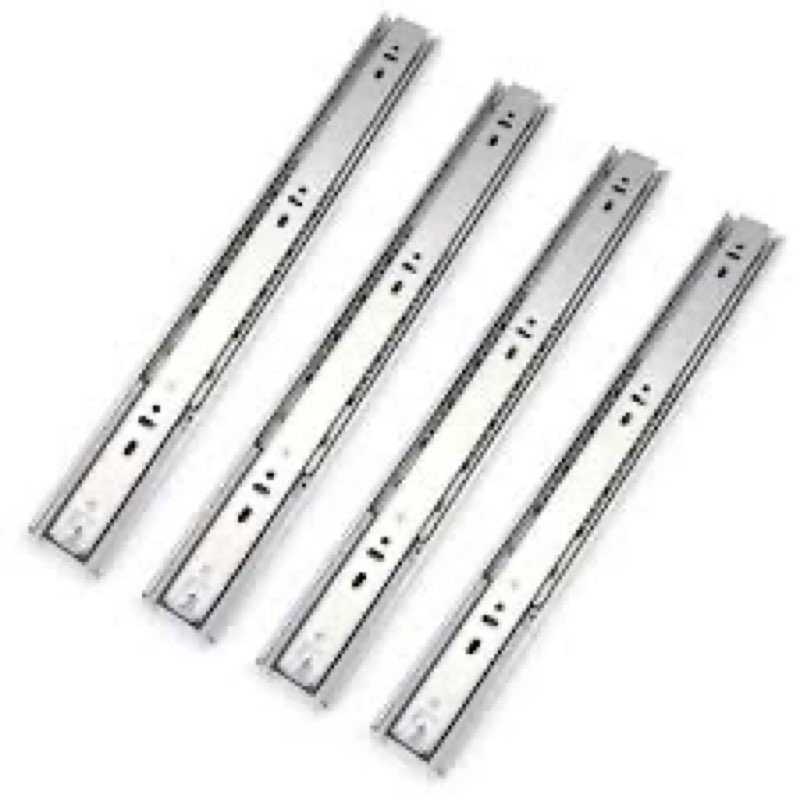 2 Pairs Soft Close Drawer Slide, 12” Full Extension Cabinet Runner Stainless Steel,Heavy Duty 100lb 