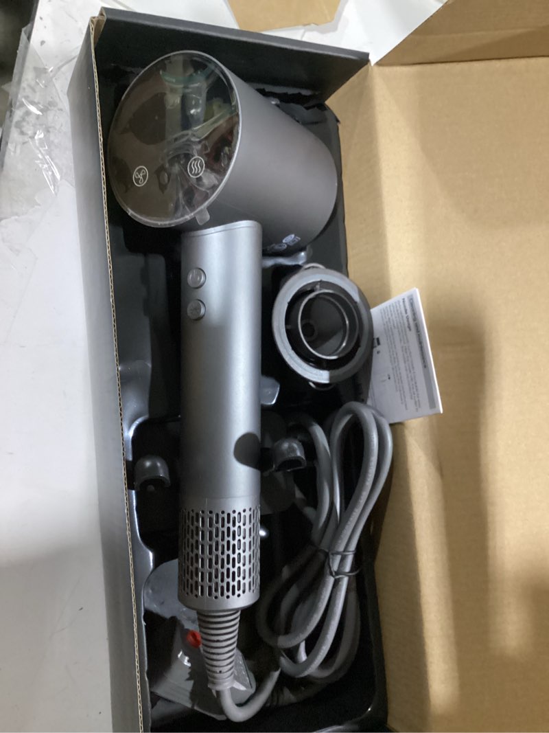 Condition photo showing Good Condition for Hair Dryer,110000 RPM High-Speed Brushless Motor for Fast Drying with HD Digital Display Low Noise Compact Hair Blow Dryer for Curly Hair for Home Travel Salon #201BK 201-black