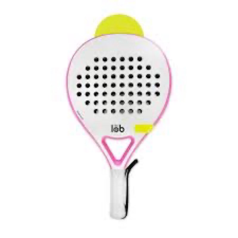 Padel Racket with Carbon Fiber Surface & EVA Memory Foam Core – Lightweight, Well-Balanced Padel for Beginners and Intermediate Players – Includes Carry Bag MAP-pink