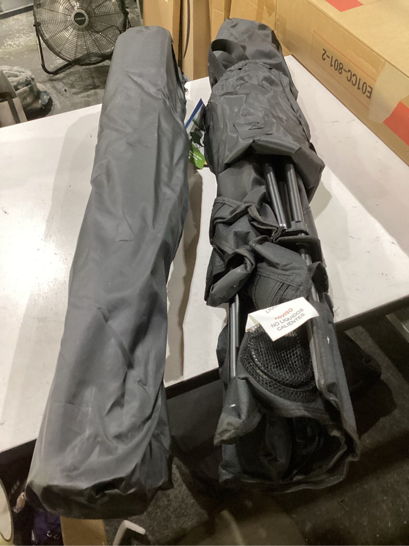 Condition photo showing New/Like New for alpha camp camping chairs 350lbs capacity, heavy duty folding chair with 4-can cooler bag, portable outdoor chair with cup holder for adults, collapsible for tailgating, beach, fishing,black,2pc
