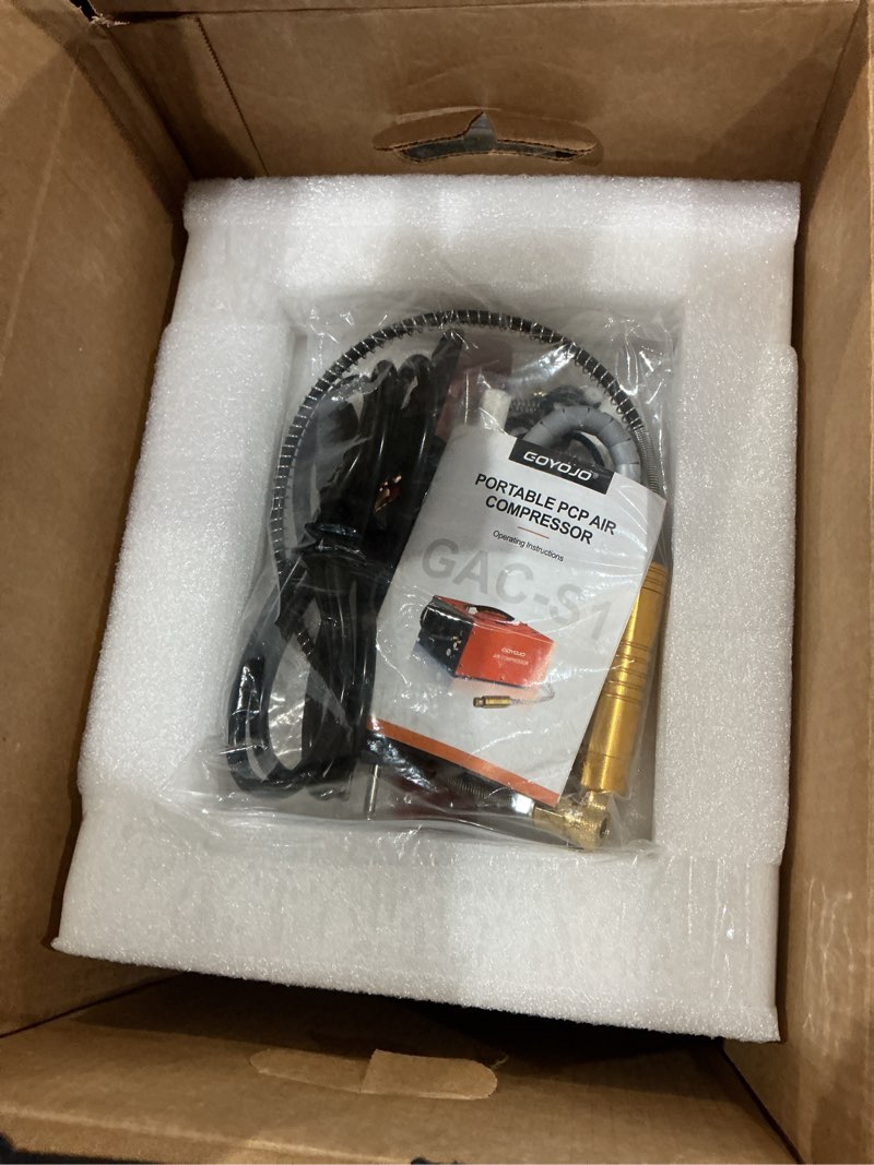 Condition photo showing Good Condition for goyojo®  compressor portable pcp air  operating instructions  gac-s1  ??????  air compressor
