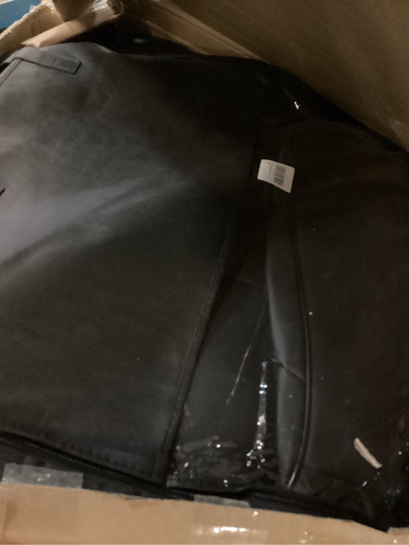 Coverado Chevy Silverado Seat Covers Full Set, Faux Leather Car Seat Covers Fit for 2014-2018 1500, 2015-2019 2500HD 3500HD Chevy Silverado GMC Sierra Crew Double Extended Cab (Black) Black FullSet(2014-2018)