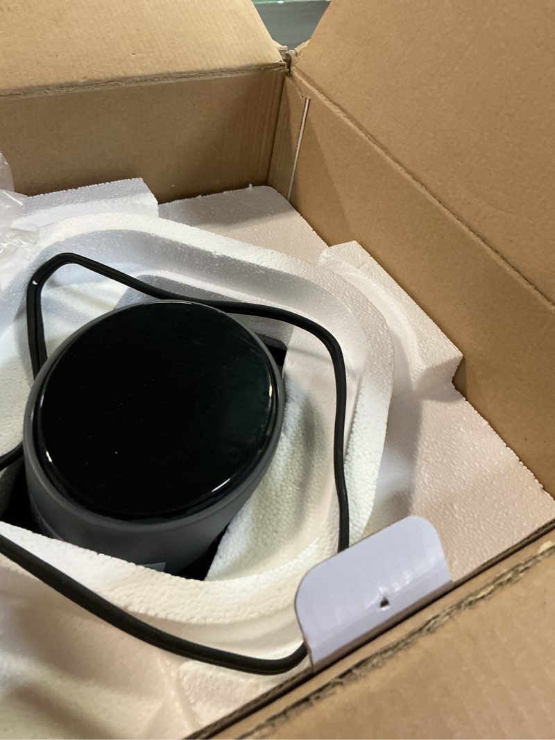 Condition photo showing As Is for rellytech portable glass air fryer - 1500w, 4.2 qt & 6-cup dual glass containers with lids, 4-in-1, 
