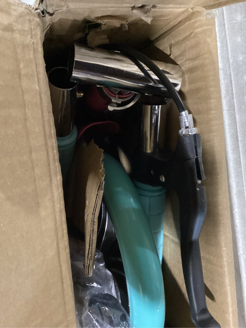 Condition photo showing As Is for Scooters for Kids 8-12, Teens & Adults - Foldable Commuter Scooter with Bell, Hand Brake & Adjustable Height, 220 LB Weight Capacity, Perfect for School, Campus, Park Rides Pink