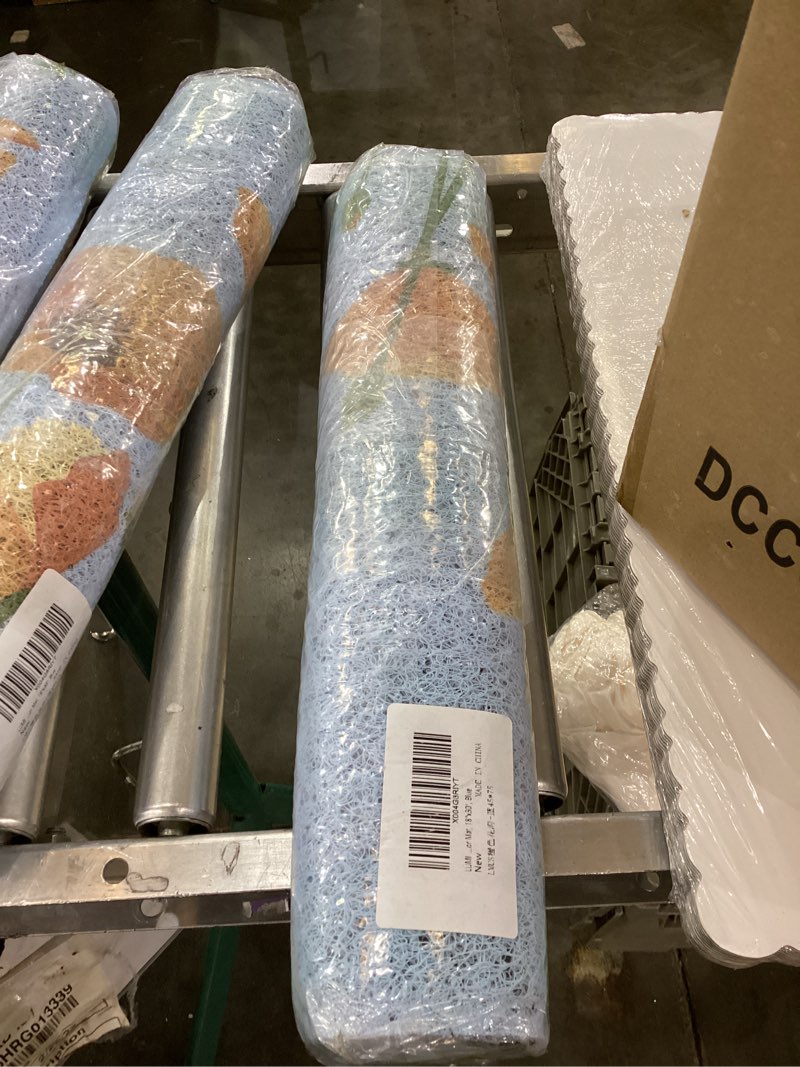 LUMI Spring Floral Door Mat, Low Profile Thin Mesh Doormats, Dirt Trapper Stain Resistant Welcome Mats, Waterproof Outside Mat for Home Decor, 18\"x30\", Daisy Daisy 18\"x30\"