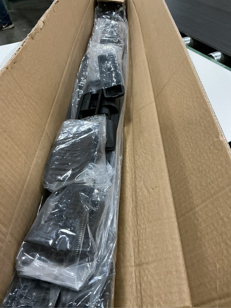 Condition photo showing Good Condition for munirater universal 43.3 inch black roof rack cross bar top luggage aluminum carrier adjustable window frame 2pcs