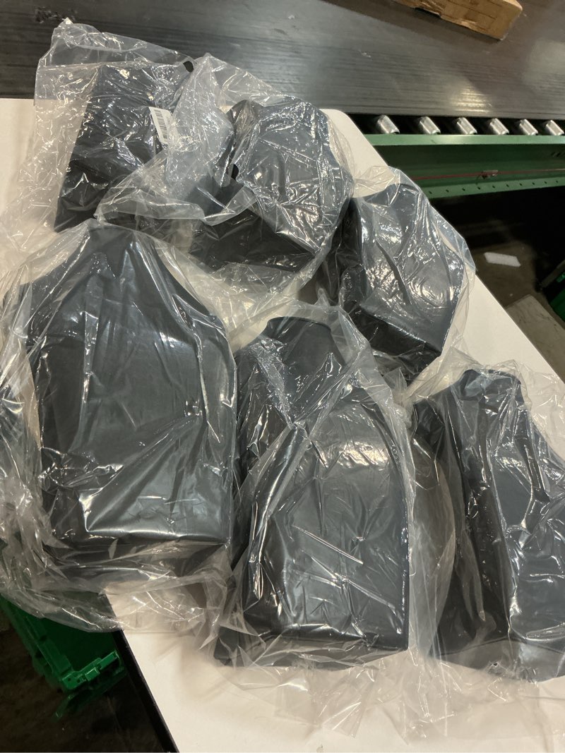 Condition photo showing Good Condition for kigley 6 pcs black pu leather jewelry bust display necklace holder stand necklace mannequin holder for jewelry display trade show(13.39 x 3.94 x 8.07 inches)