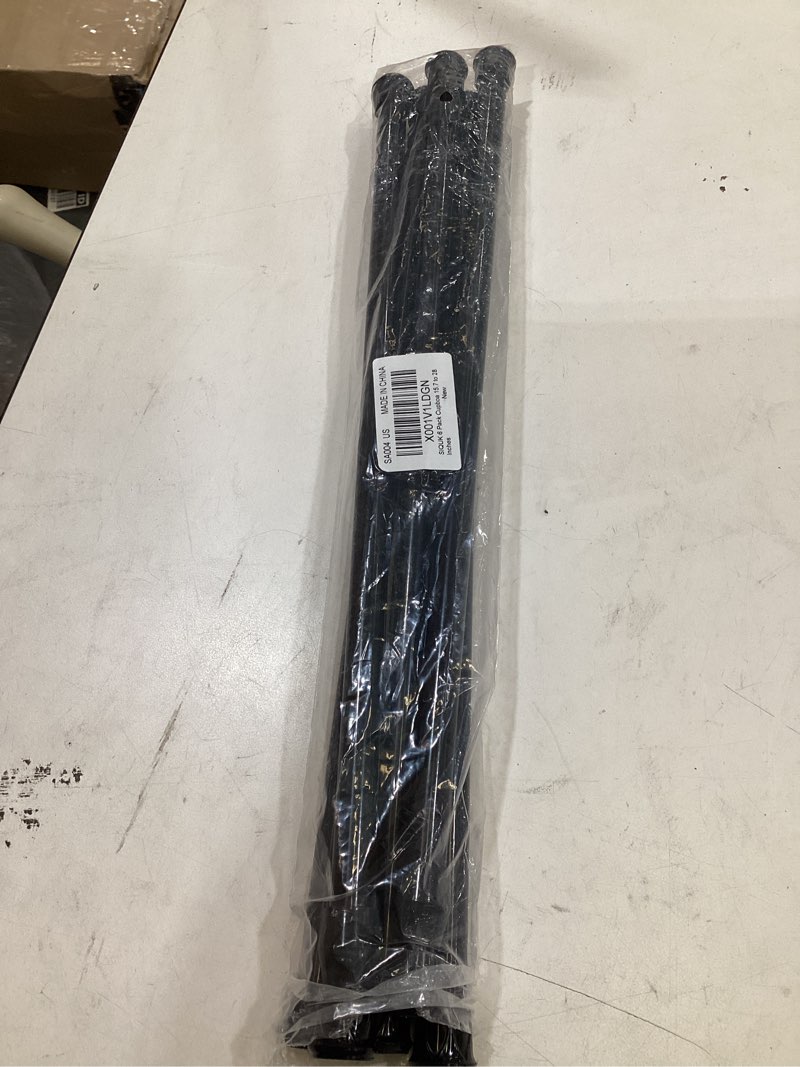 Condition photo showing Good Condition for siquk cupboard bars adjustable spring tension rods black extendable rod | 5 pack, 15.7 to 28 inches black 15.7\" to 28\"