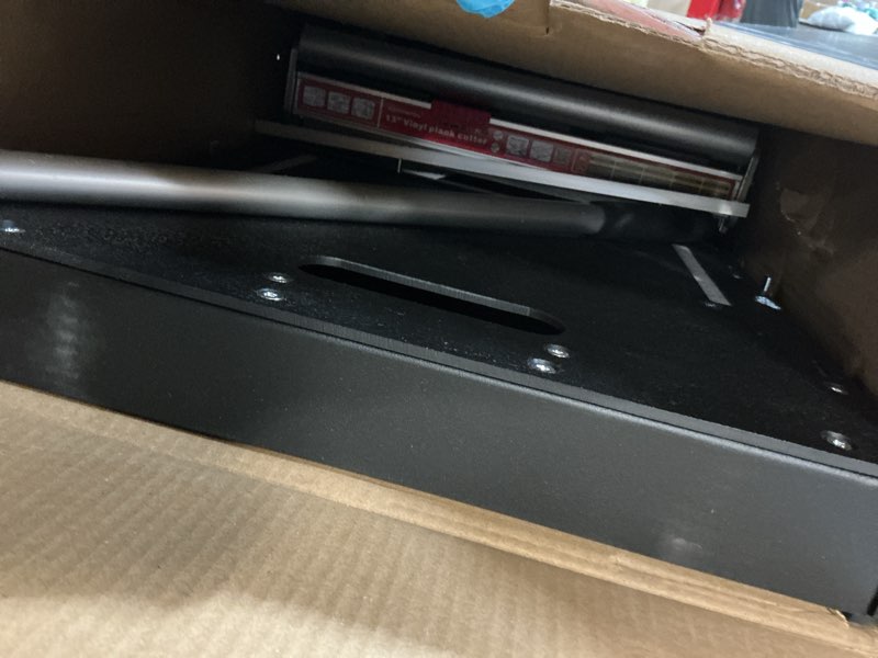 Condition photo showing item condition for 13" Pro SPC, LVP, LVT, WPC, RVP, VCT, PVC and Rigid Core Vinyl Flooring Cutter LVT-330; Cuts up to 5/16" (8mm) thick ! 13in Black?red