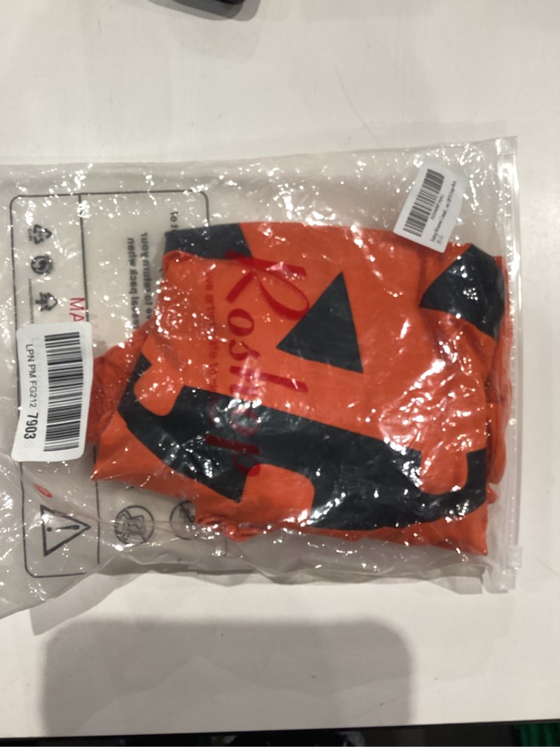 Condition photo showing New/Like New for Women's Halloween Shirts Plus Size Puff Smocked 3 4 Sleeve JackoLantern Costume JackoLantern Pumpkin Shirt XX-Large Orange Pumpkins C