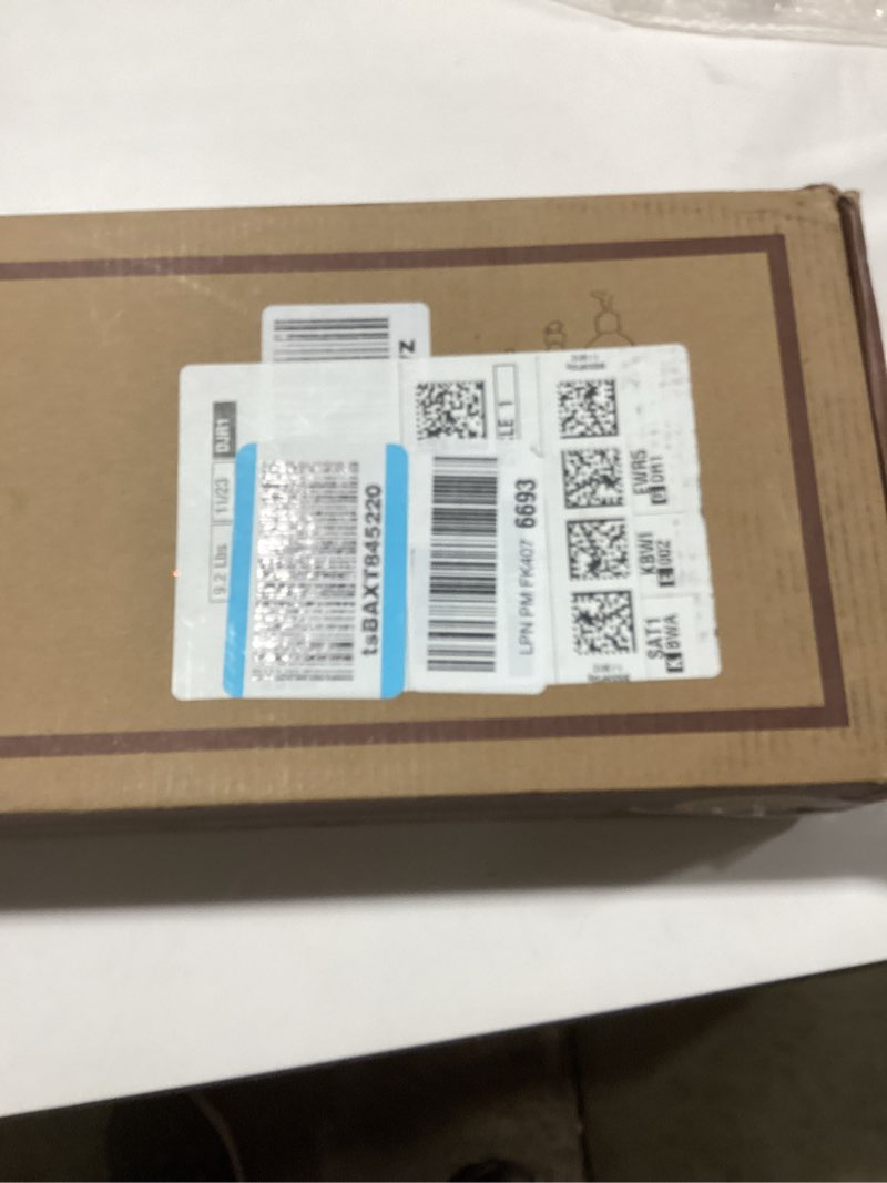 Condition photo showing New/Like New for BGMG Wood Floating Shelves for Wall 24 inch Set of 2, Rustic Wooden Wall Mount Shelves for Bathroom Living Room Bedroom Kitchen Farmhouse -24x 6.7 x1.25 inch-Dark Walnut Dark Walnut 24 inch