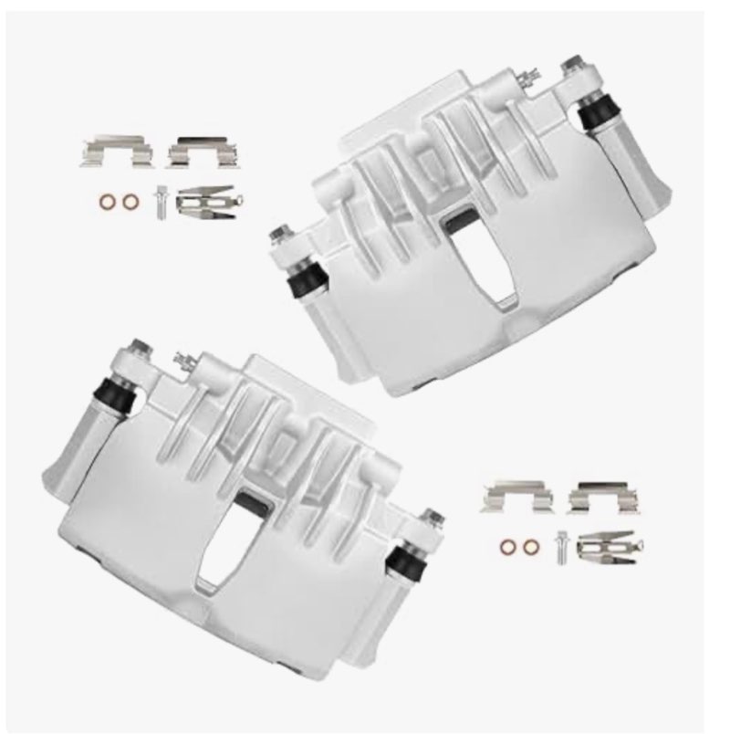 cciyu 18B4839 18B4838 Front Left & Right Brake Caliper With Bracket For Ford For Mustang 2003-2004