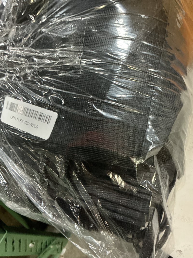 Condition photo showing Good Condition for gazebo universal replacement mosquito netting, 10' x 10' outdoor mesh netting screen 4-panel sidewall with zipper for patio, canopy, garden and backyard, black(mosquito net only) 10' x 10' black
