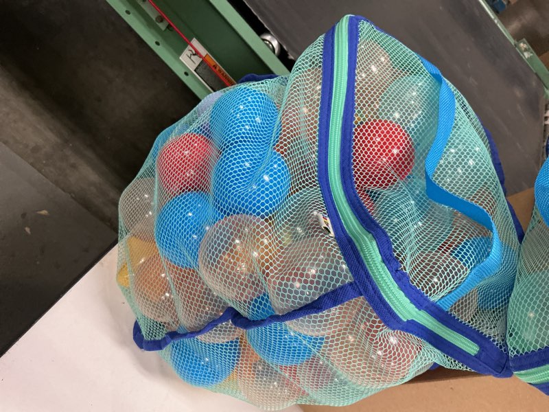 Condition photo showing Good Condition for battat bag of balls 100 plastic multicolor play balls for ball pit & reusable storage bag for 12 months +
