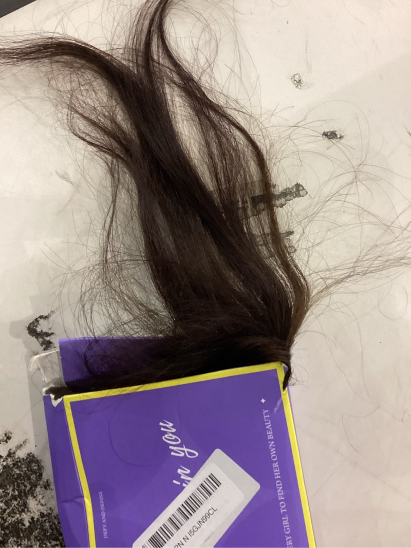 Condition photo showing New/Like New for Hair Toppers for Women Real Human Hair,360°3D Big Basement Cover Topper for Women with Thinning Crown with Wispy Clip in Bangs Realistic Scalp (Medium brown, 3D Wispy Bangs 16INCH) Medium Brown 3D Wispy Bangs 16 Inch