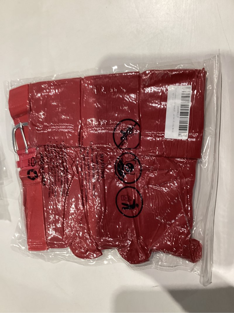 Condition photo showing New/Like New for Adult Men's Baseball Softball Socks and Belt Set, Younth Soccer Baseball Belt and Socks(3 Pairs of baseball Socks and Belt) Small Red