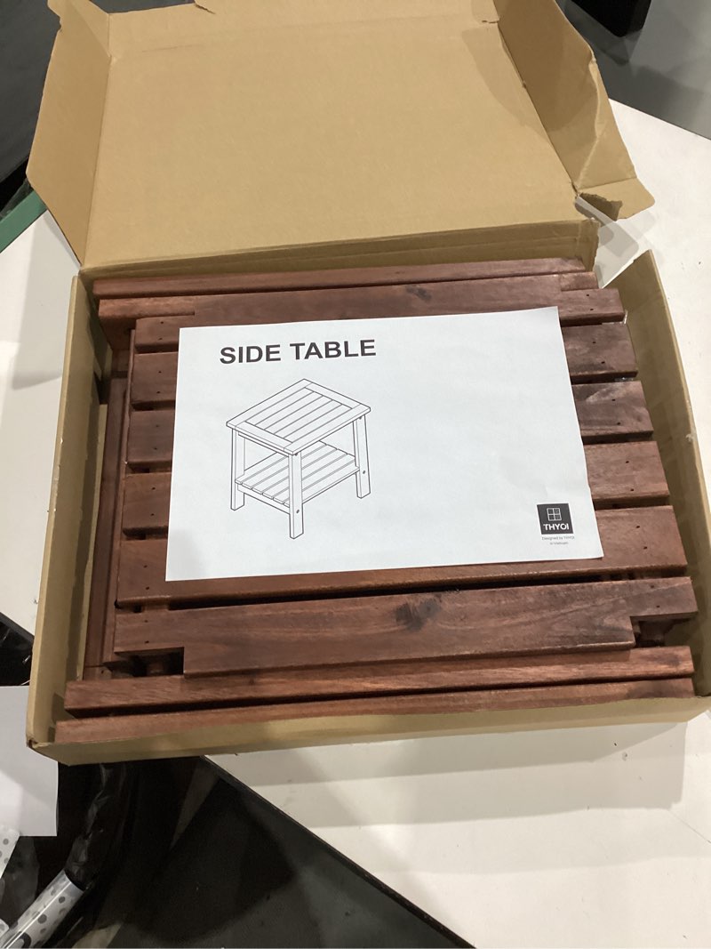 Condition photo showing As Is for similar)))))side table