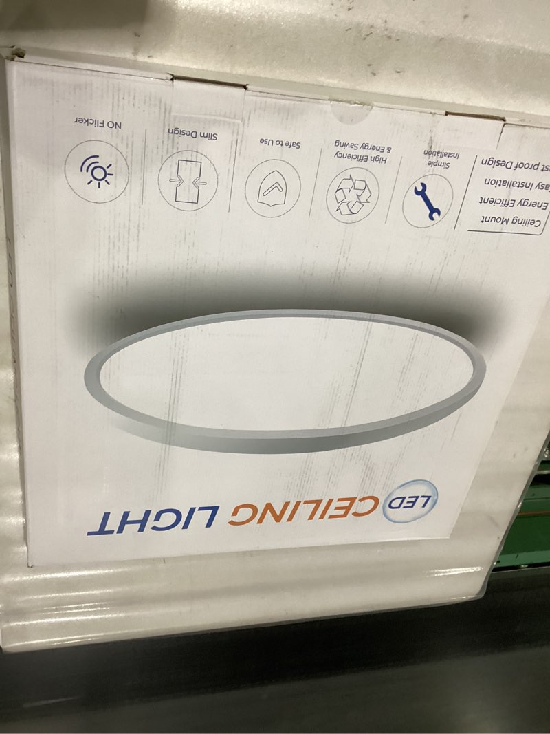 Condition photo showing New/Like New for Stkzenod 20 Inch Large LED Flush Mount Ceiling Light Fixture,45W,4600LM,3000K/4000K/6000K CCT Select
