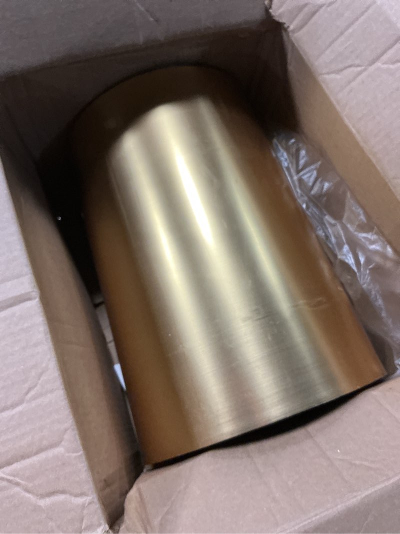 Condition photo showing Good Condition for umbra metalla 4.75-gallon(18l) trash can, matte, brass look