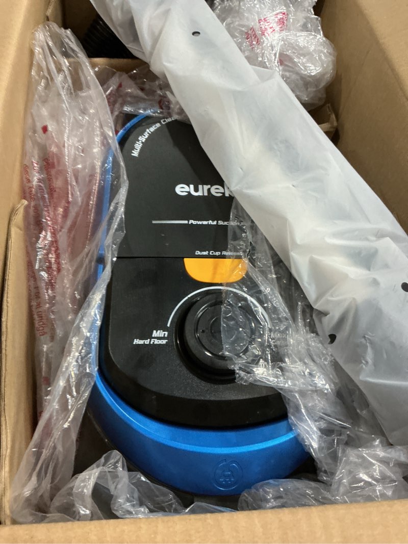 Condition photo showing Good Condition for Eureka Bagless Canister Vacuum with Washable HEPA Filter, 16KPA Suction for Carpets/Hard Floors, Compact Design with 3 Cleaning Tools, 2-Motor Household Vacuum, Lightweight and Easy Maneuverable