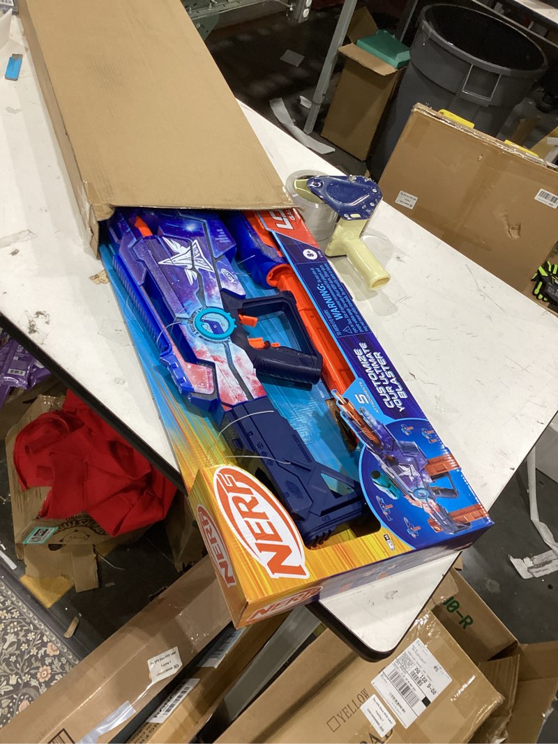 Condition photo showing Good Condition for NERF Hasbro Loadout Galactic Commander Adaptable Motorized Darts Blaster with 48 Darts and 3 Accessories for Boys and Girls Ages 8+