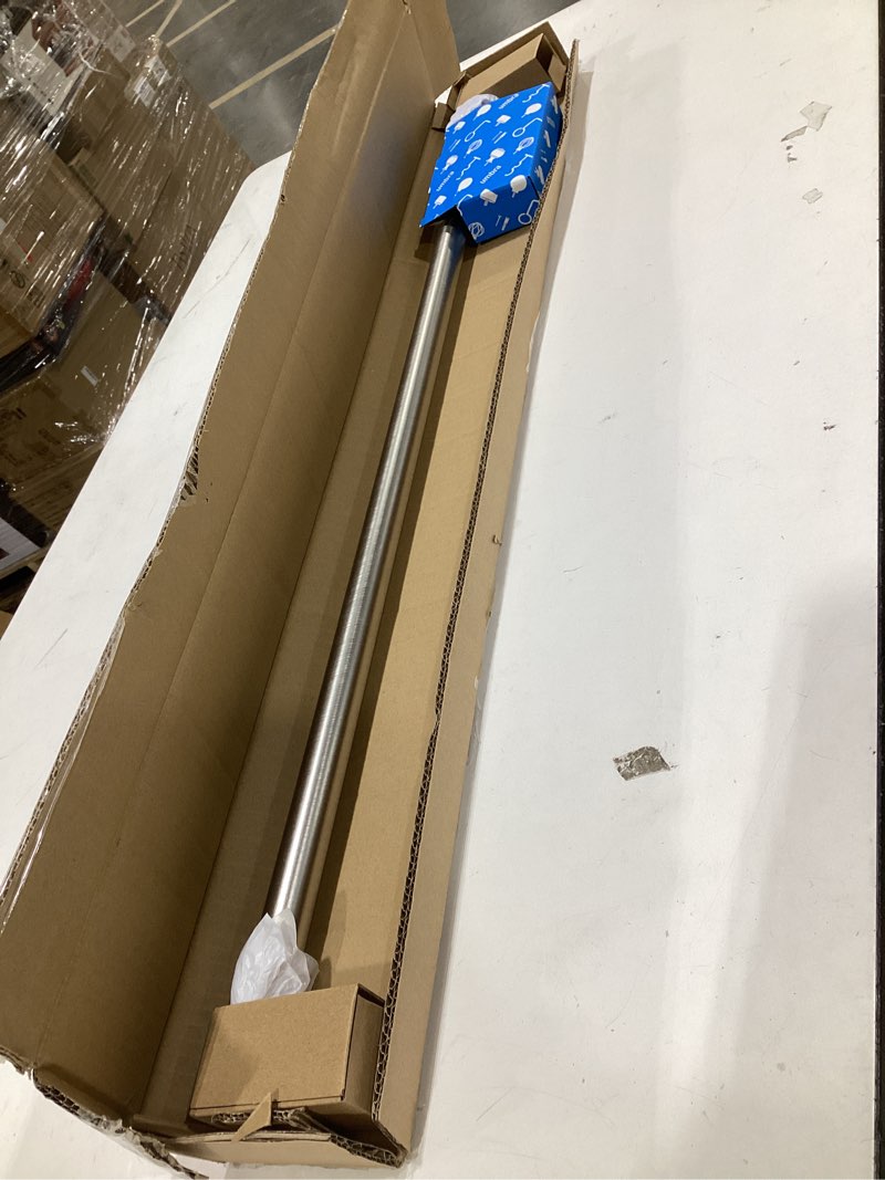 Condition photo showing New/Like New for Umbra Cappa Curtain Rod, Includes 2 Matching Finials, Brackets & Hardware, 36 to 66-Inches, Nickel Nickel 33 to 66-Inch