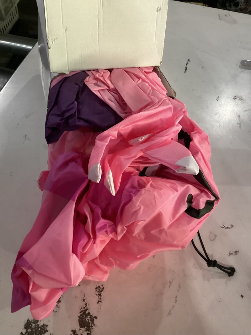 Condition photo showing Good Condition for inflatable axolotl costume adult unisex mexican salamander funny ride on costume for halloween cosplay party games pink