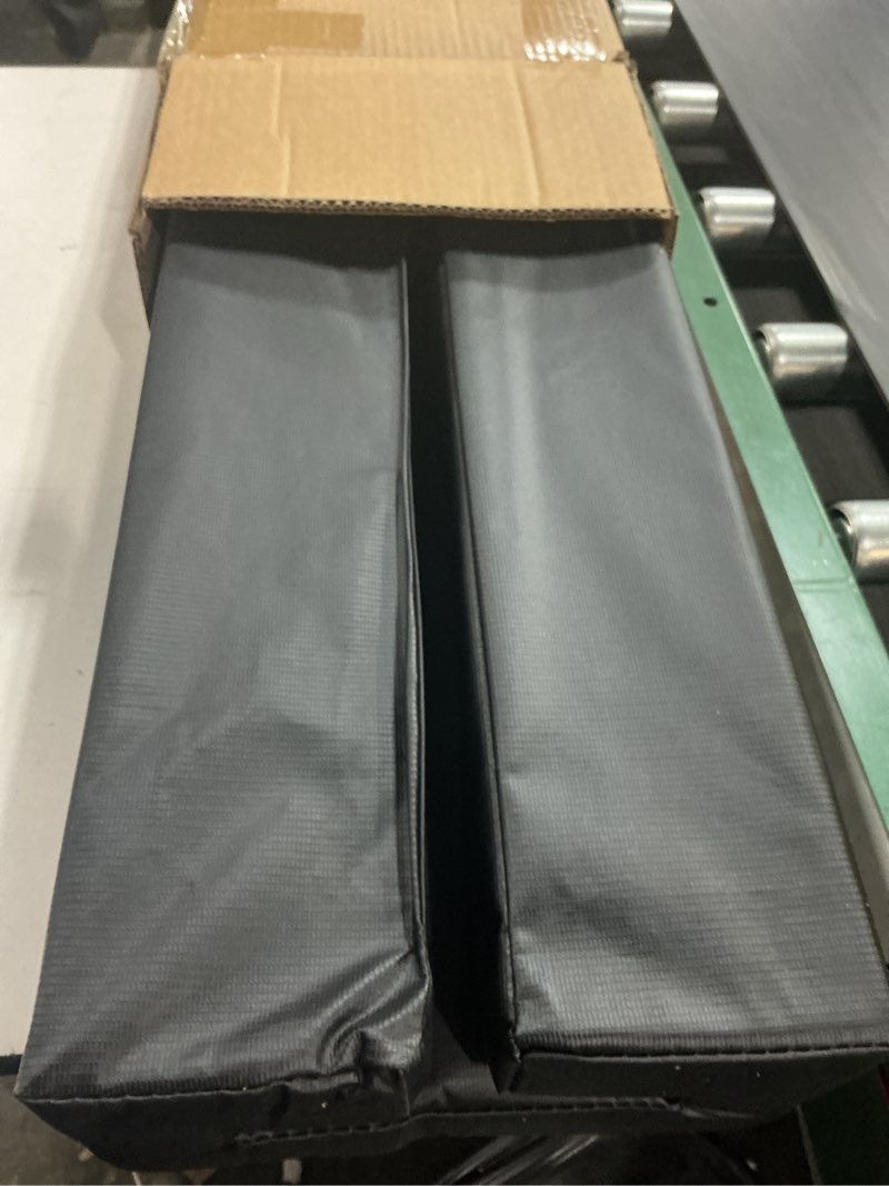 Condition photo showing New/Like New for I-Beam Flange Pad with Sponge & Mesh Cloth, 3FT High 2-Inch Thick Padding for 5/6/8/10/12 Inch Flanges, Heavy Duty Gym Basketball Court Protection, Indoor & Outdoor Use Black Fits 10" Wide Flange