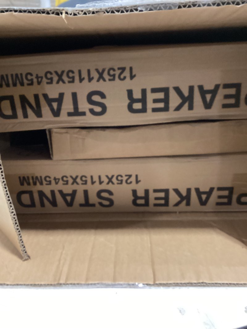 Condition photo showing As Is for Moukey PA System, 8 Inch DJ Speakers 800W Peak with Rechargeable Battery, Bluetooth 5.0, Active & Passive Powered PA Speakers with USB/TF/FM/AUX/Mic Inputs, 2 Tripod Stands, Wired Mic, Remote