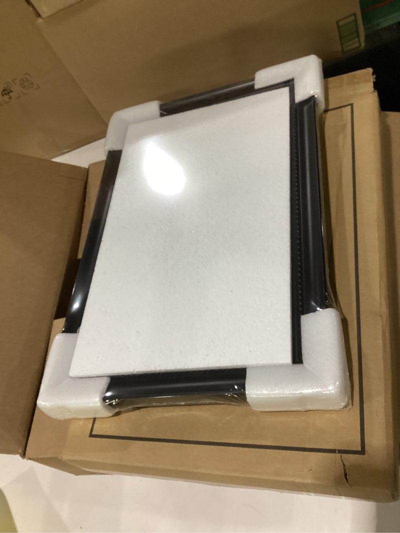 Condition photo showing New/Like New for GMFrames Solid Wood Diploma Frame with Tassel Holder for 8.5x11 Certificate,Black Finish with Intricate Black Rope Detail,UV Protection Acrylic Black 11x17 for 8.5x11 with Tassel