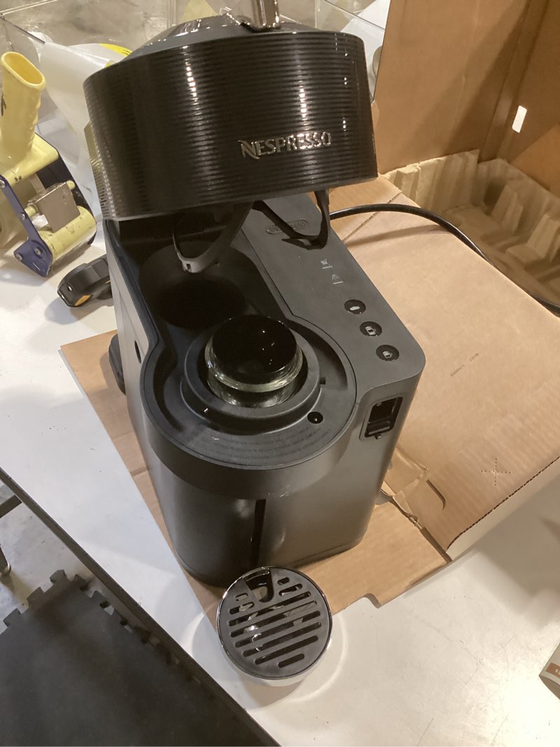 Condition photo showing Good Condition for nespresso vertuo lattissima coffee and espresso maker by de'longhi, matte black & glossy