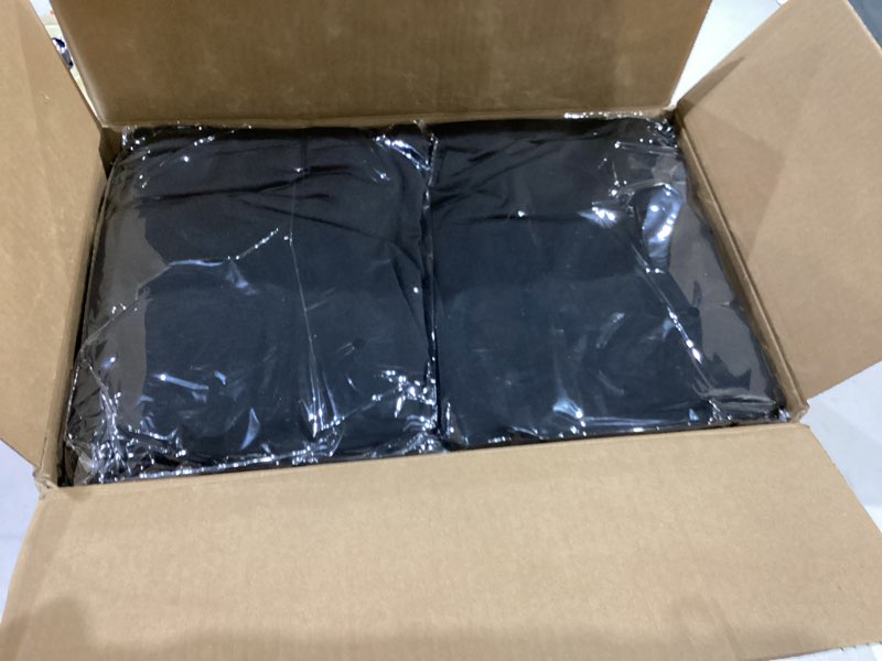 Condition photo showing Good Condition for Fitted Tablecloth for 6 Foot Rectangle Tables-6 Pack Black Elastic Outdoor Picnic Table Cover-Spandex Stretch Folding Table Cloths 6 ft for Camping Dining Room Patio Kitchen Banquet Party Black 30'' x 72'' | 6 Pack