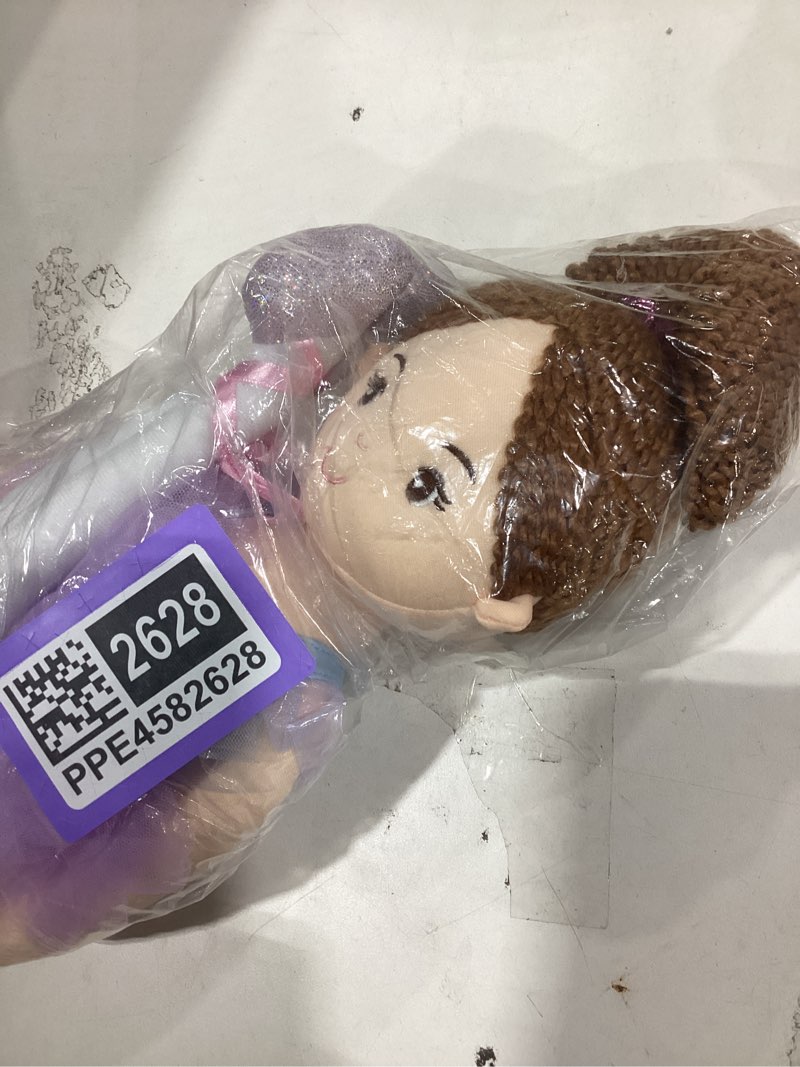 Condition photo showing Good Condition for June Garden 16” Ballerina Doll Bella – Soft Plush Dance Recital Gift for Girls – Stuffed Ballet Doll with Purple Tutu and Tiara – Perfect for Toddlers and Little Dancers Regular Bella