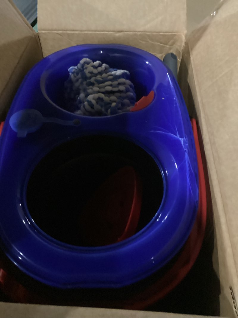 Condition photo showing As Is for O-Cedar RinseClean Spin Mop & Bucket System | Clean with Water | Removes 99% of Bacteria Plastic Rinseclean Spin Mop & Bucket Cleaning System