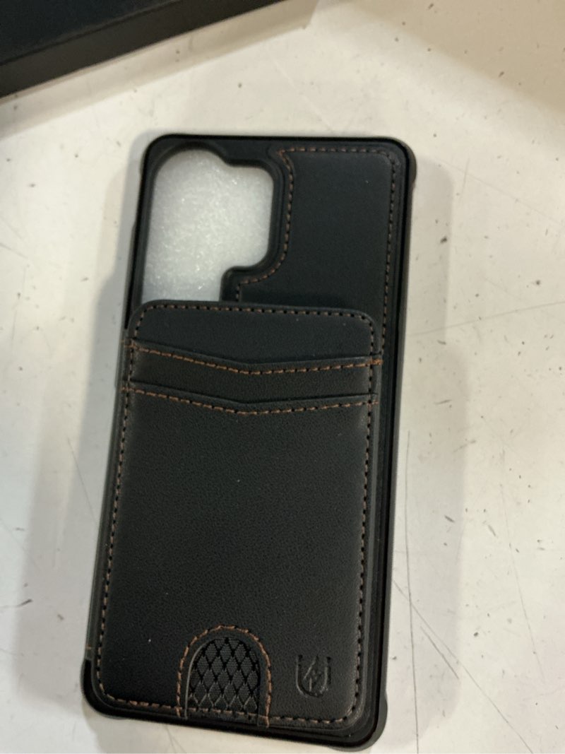 Condition photo showing New/Like New for for samsung galaxy s26 ultra case wallet compatible with magsafe | rfid blocking magnetic card holder, 2 in 1 detachable, kickstand, shockproof phone cover, wireless charging, black for galaxy s26 ultra - 6.9'' black