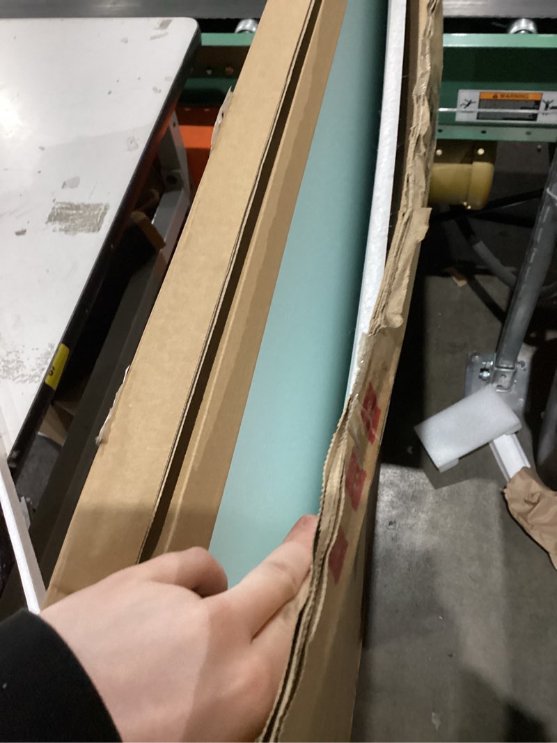 Condition photo showing Good Condition for lorell tempered glass chairmat, 46" width x 36" depth x 0.25" thickness, clear, 1 each rectangular 46" x 36"