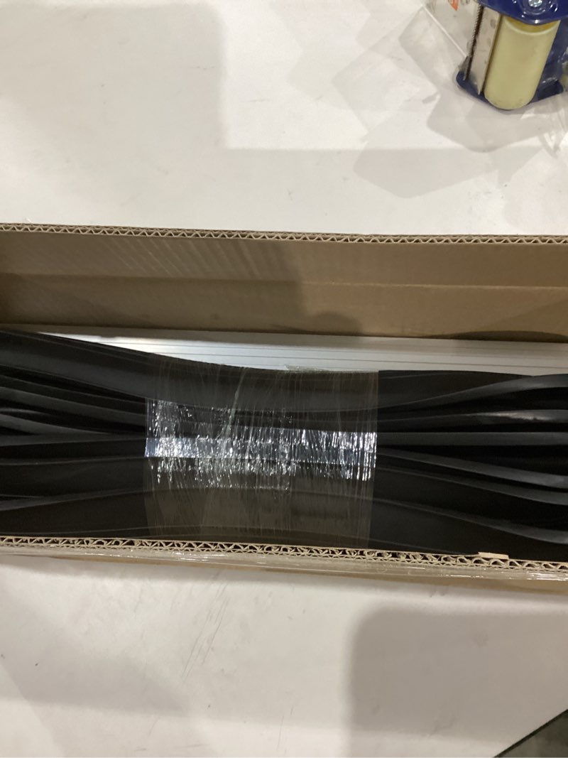 alophoty 10 FT Garage Door Seals Bottom Rubber, Heavy Duty U+O Ring Garage Door Bottom Seal with Alu