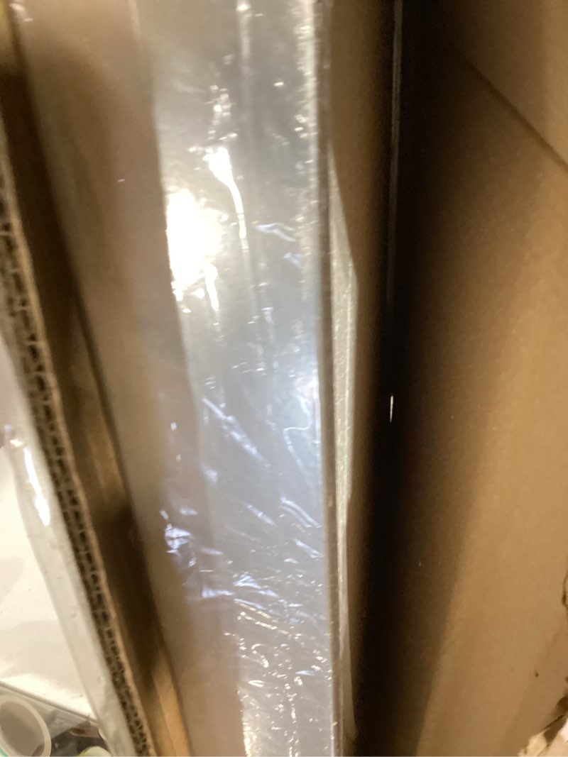 Condition photo showing As Is for Stainless Steel Gas Stove Top Covers, Large Gas Stove Guard Cover, Stove Top Covers For Gas Stoves And Electric Stoves (L 30" X W 22" X H 2.56") With Non-Slip Silicone Strips-Silver