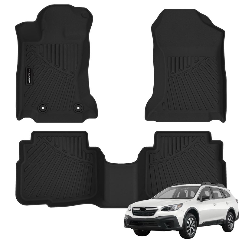 Auxko all subaru outback 2020-2025 black all weather mat 