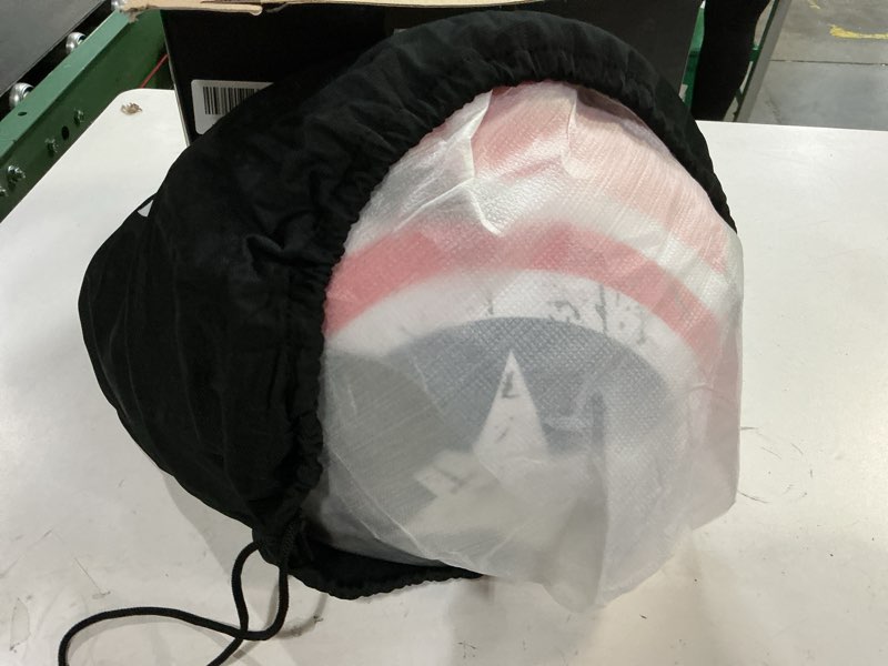 Condition photo showing Good Condition for vcan vx lightweight full face motorcycle street bike helmet with extra tinted visor, coolmax technology & otg ready, dot approved rebel star large