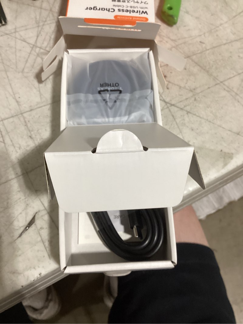 Condition photo showing Good Condition for torras qi2.2 25w wireless charger, magnetic charger for phone 17 16 15 14 13, samsung galaxy s26 s25, phone wireless charger, phone charger stand with cable, black (without plug) 25w-base black