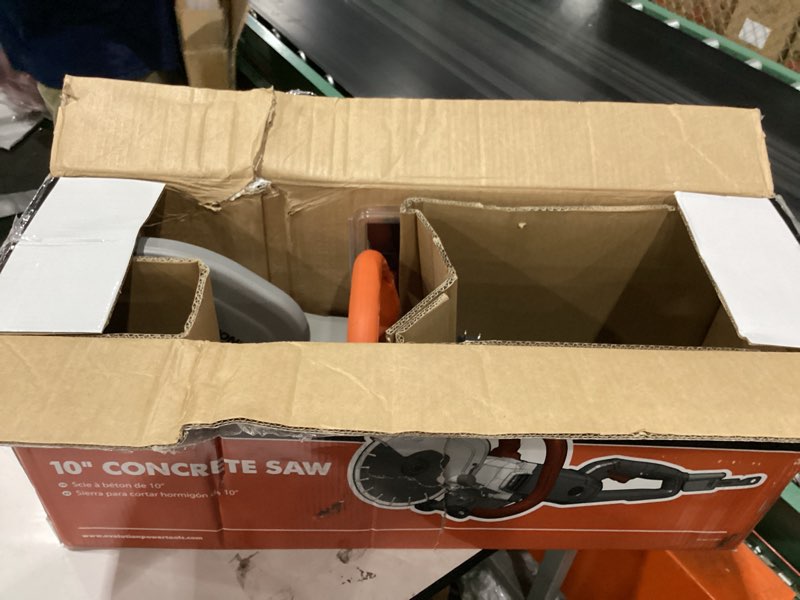 Condition photo showing Good Condition for evolution r255dct - 10 in concrete saw (aka circular, angle grinder, chop saw, cut off, demo, disc cutter, power cutter) - 15a motor, no gas - 4-1/16 in cut - incl premium diamond blade 10 inch – standard