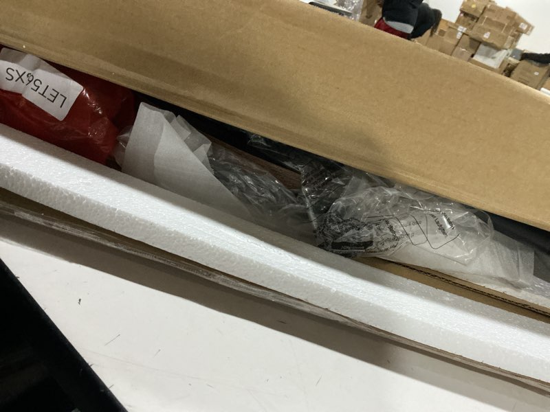 Condition photo showing Good Condition for VASAGLE 21.7-Inch Round Side Table, 2-Tier End Table, Nightstand with Steel Frame, Spacious Top, for Small Spaces, Living Room, Bedroom, Rustic Brown and Ink Black ULET56BX Rustic Brown + Ink Black Without Power Strip